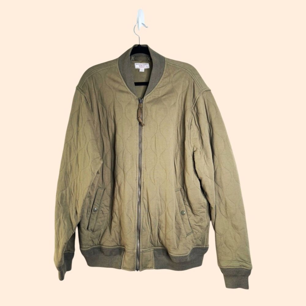 Wallace Barnes Quilted Bomber Jacket
